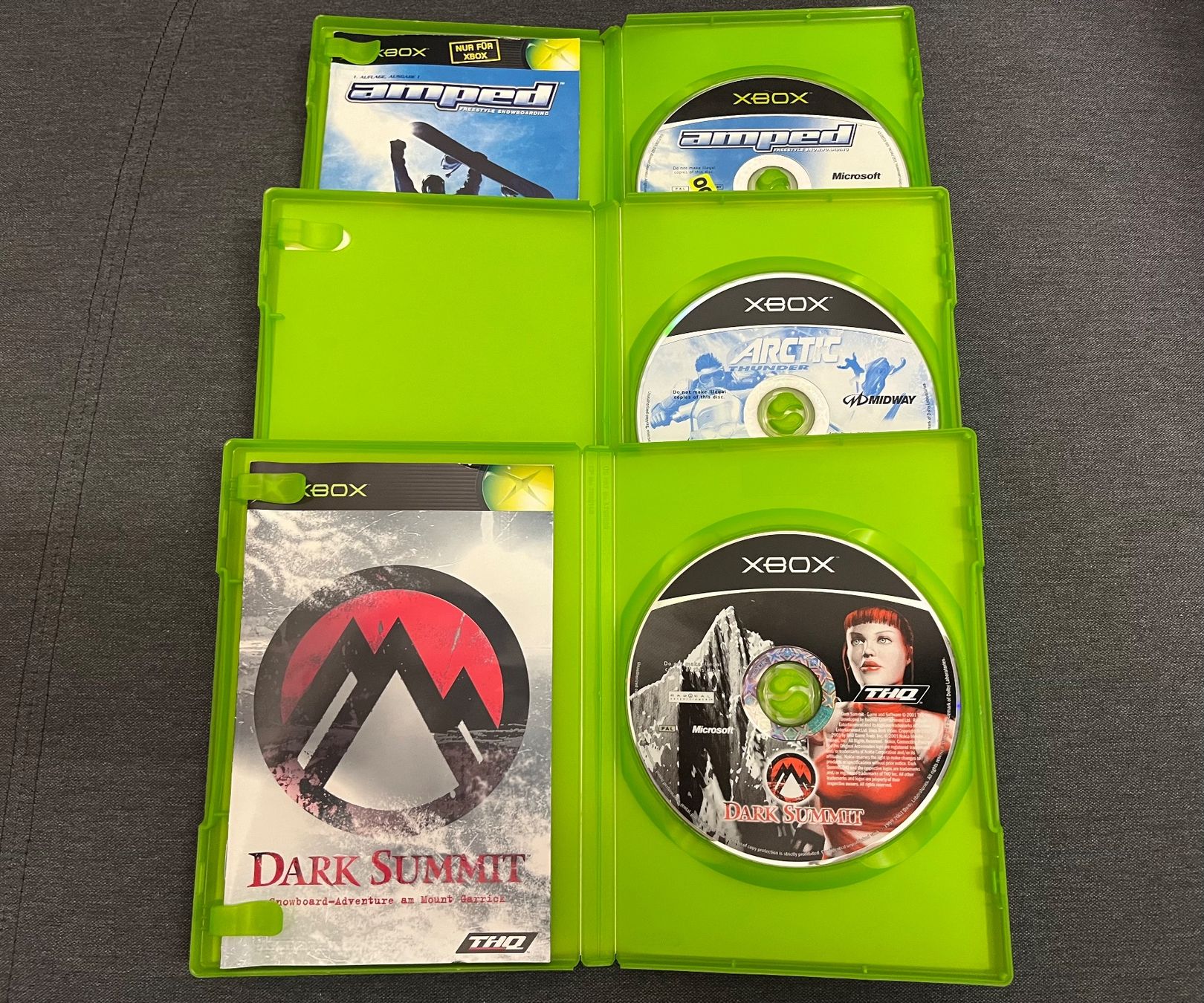 Microsoft Giochi: Xbox Winter Games Bundle: Amped, Arctic Thunder, Dark Summit – Usato da Thalwil venduto da ranx 1