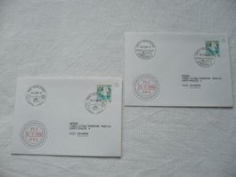 Werbedatumstempel - ET 3967 Vercorin / 3973 Venthône