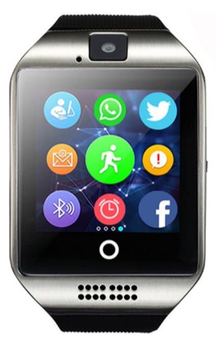 Bluetooth Smart Watch Adhope Q18 silber Kaufen auf Ricardo
