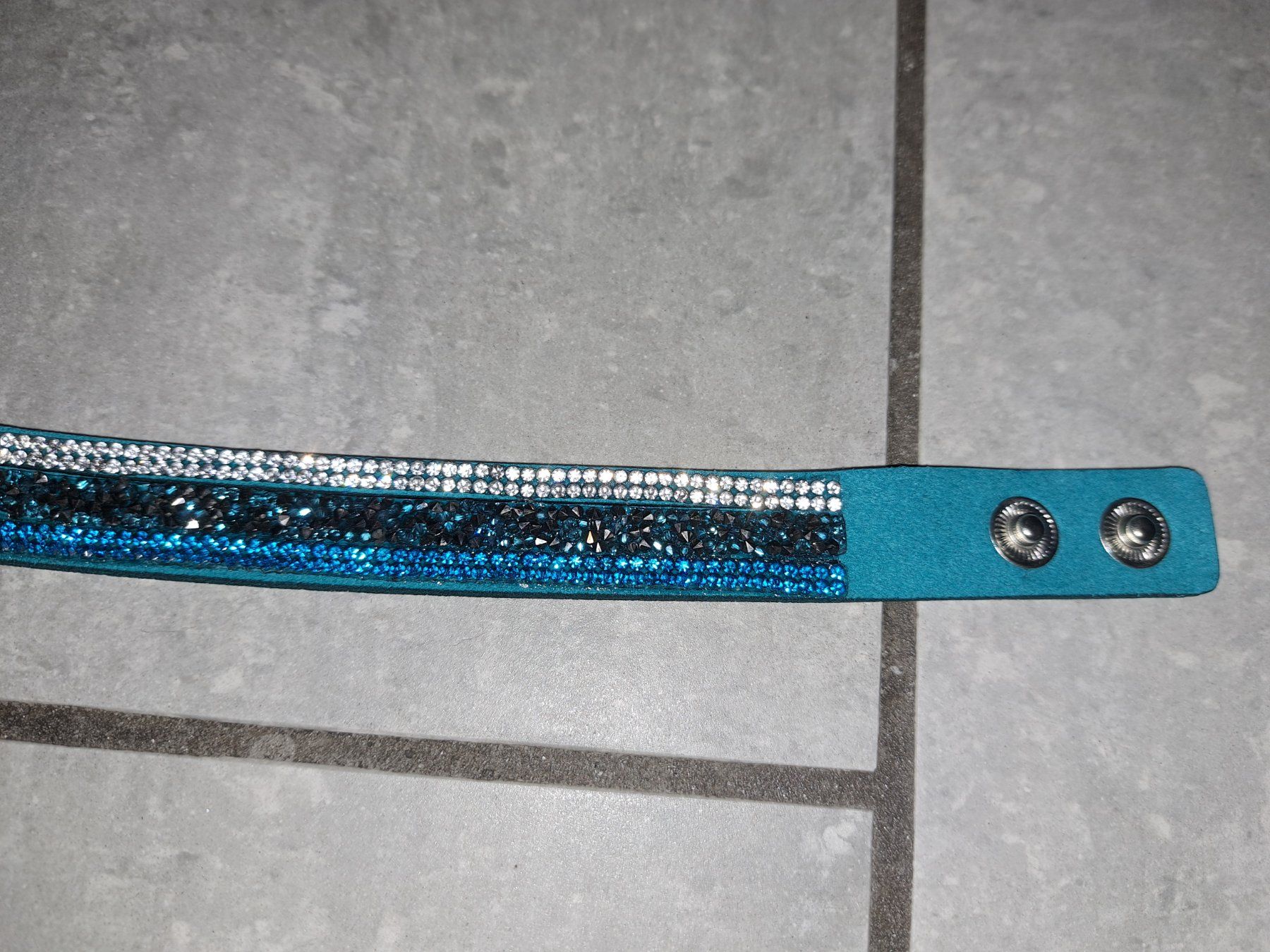 Bracciali & Braccialetti: Glitzer Armband türkis 3er NEU – Nuovo e nell'imballaggio originale da Killwangen venduto da KIANA08 1