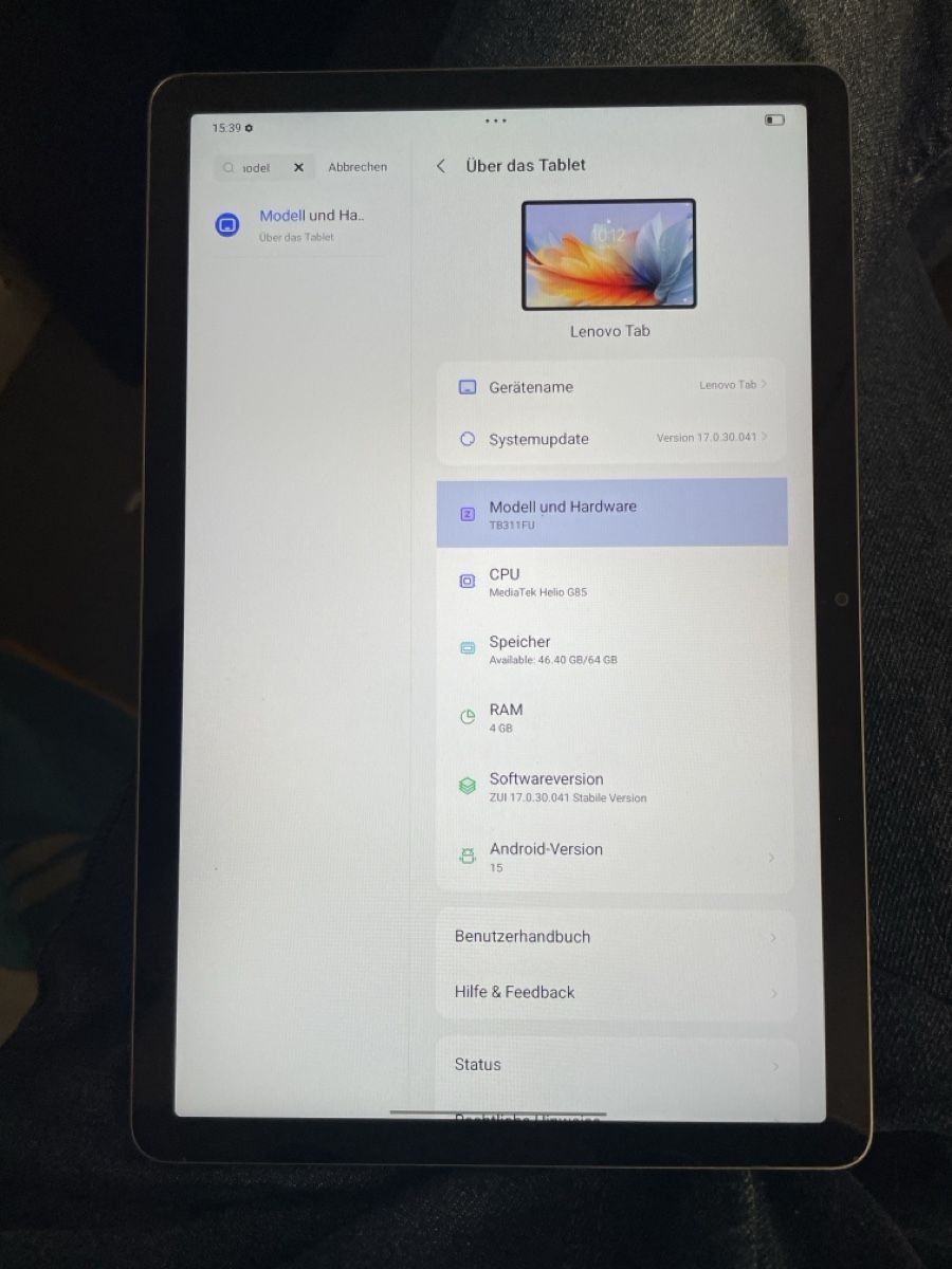 Lenovo Tablet PC: Lenovo Tab ab 1Fr – Nuovo (secondo la descrizione) da Abtwil sg venduto da Kueng.MultiOutlet 1
