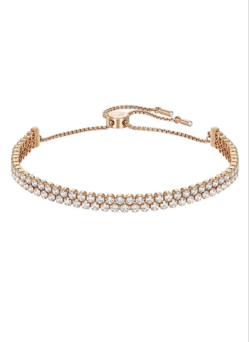 Swarovski Armbänder & -reifen: Bracelet Swarovski Subtil rosé, comme neuf – Neu (gemäss Beschreibung) aus Villars-sur-Glâne von jsa_1752