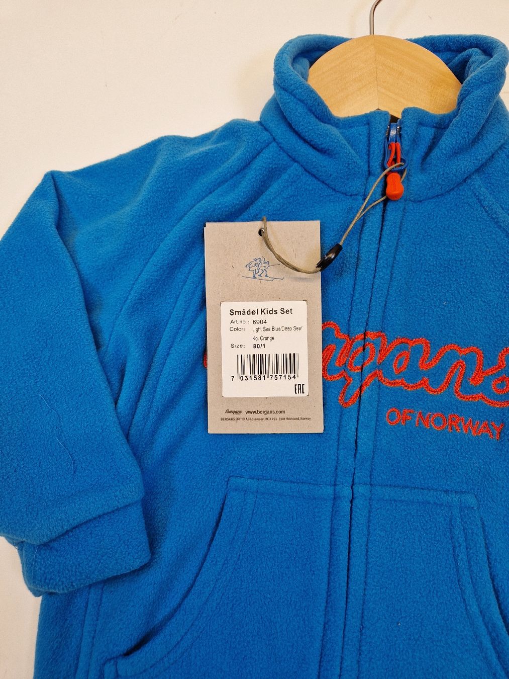 Bergans Giacche & Cappotti: Bergans Fleecejacke Kinder Gr. 80 – Nuovo e nell'imballaggio originale da Braunau venduto da Brand-Store 2