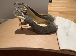 Jimmy Choo Damenschuhe Gr.36, Gold, Top Zustand!