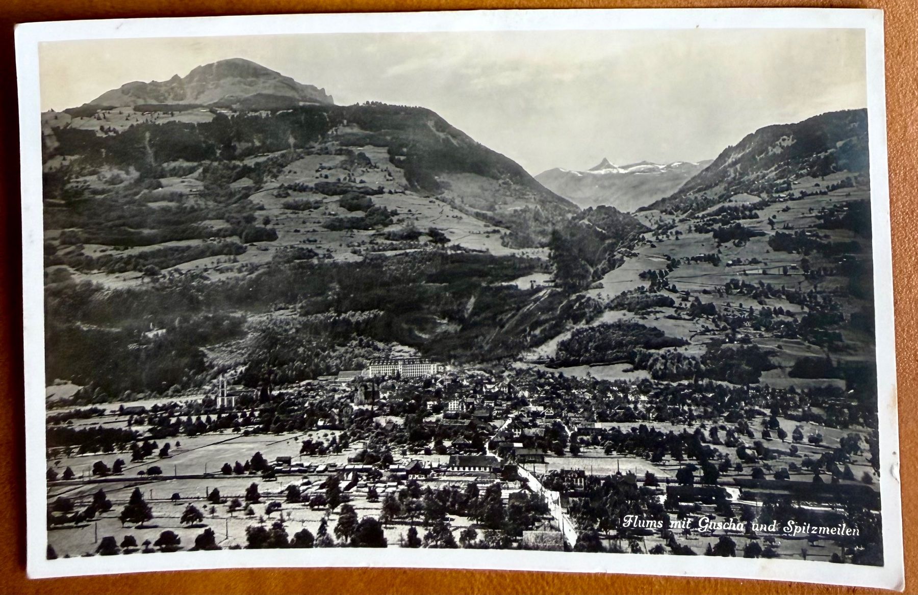 Cartoline postali: Flums - Panorama 1923 – Usato da Lutry venduto da Ediego