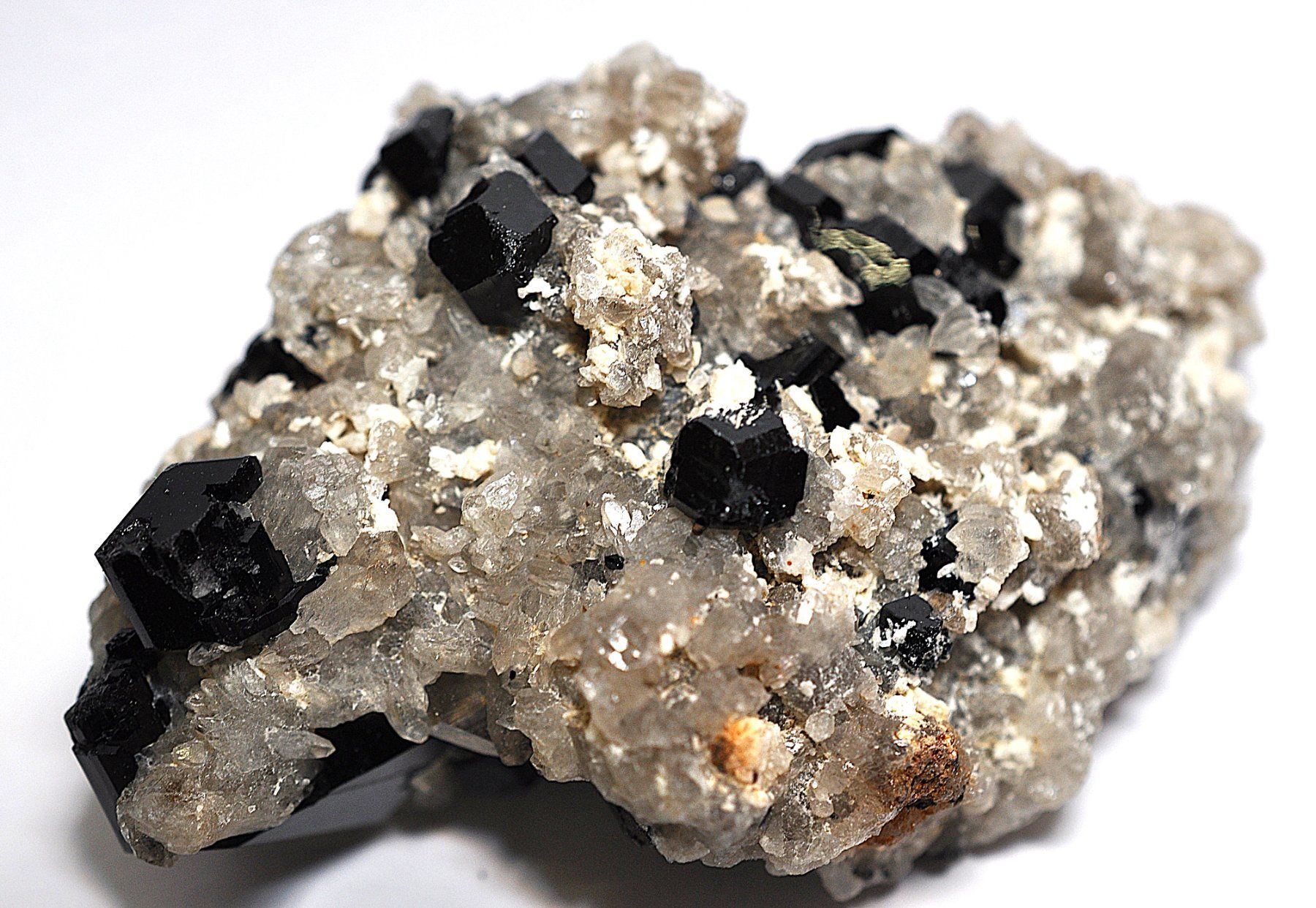 Mineralien & Heilsteine: Turmalin auf Bergkristall aus Namibia – Neu (gemäss Beschreibung) aus Grabs von Fadenquarz 5