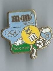 Placchette & Badge: m & m's , Soccer Olympia Pin – Usato da Zürich venduto da t24_de