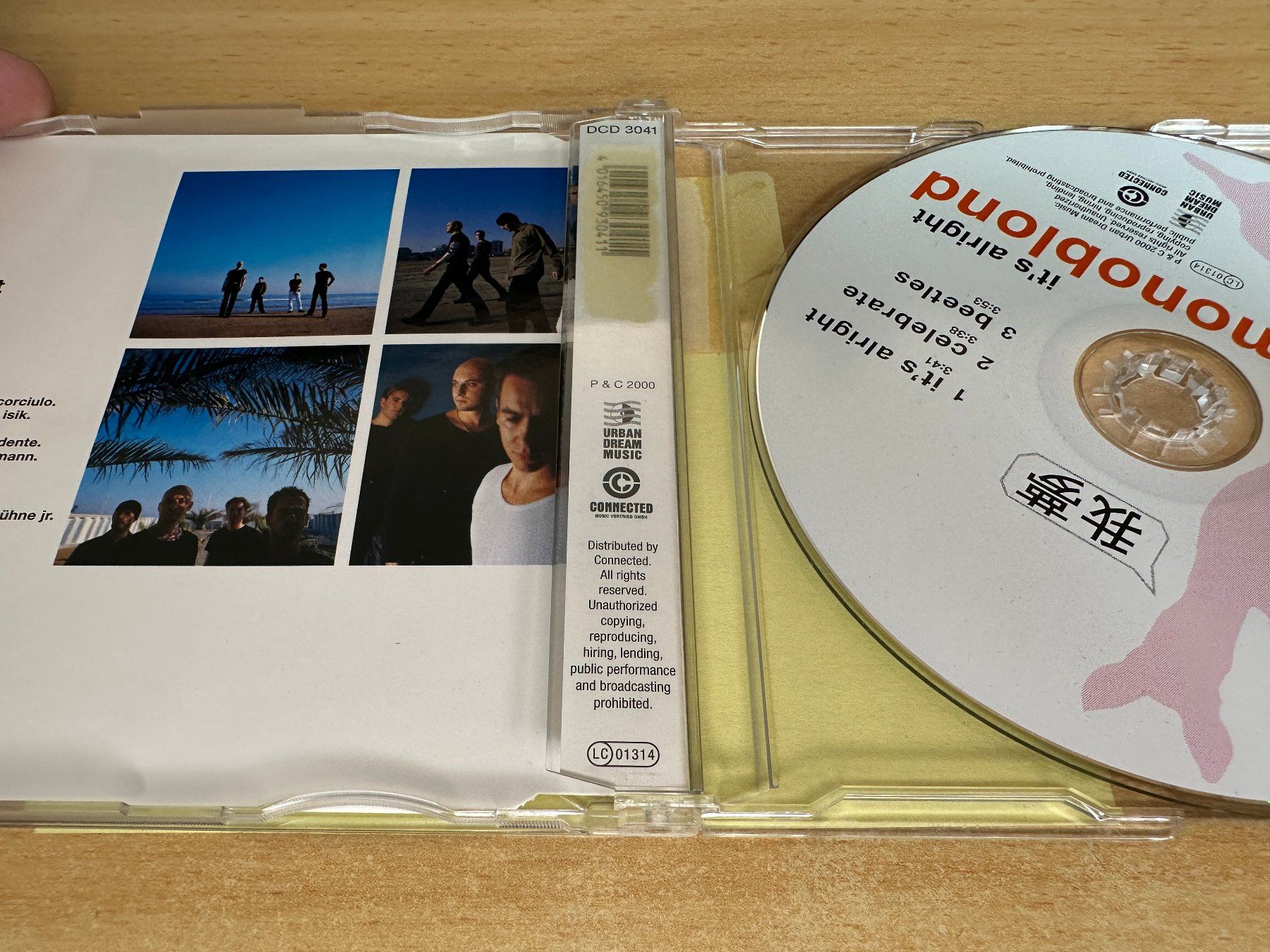 CDs: Monoblond – It's Alright - Single CD – Gebraucht aus Rikon im Tösstal von Alpenmutz 1