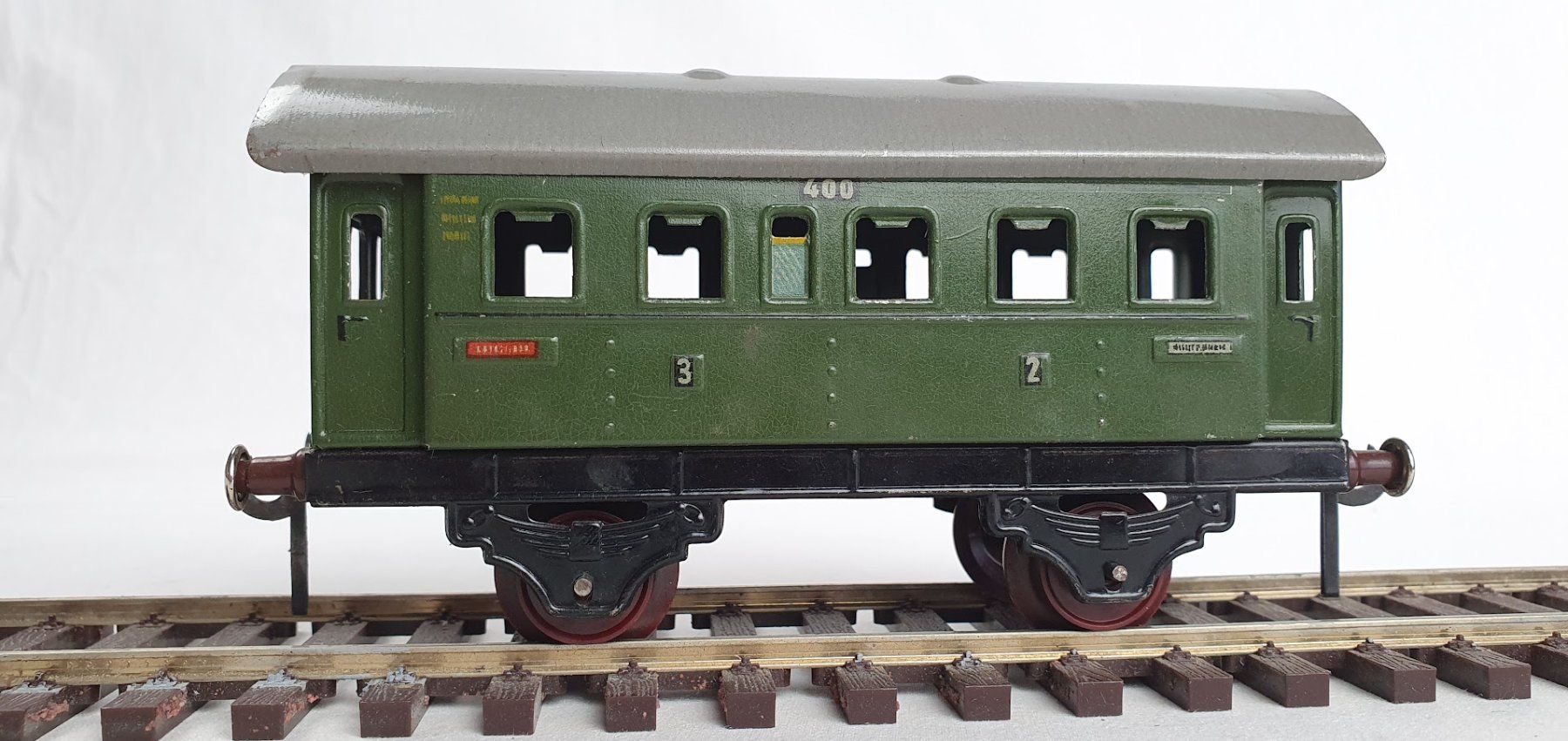 Fleischmann Modellini di ferrovie: Fleischmann GFN 400 DRG Pers.Wagen 2./3.Kl., Spur 0, OVP – Usato da Seon venduto da voAllBah 2
