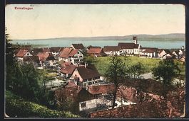 AK Ermatingen, Ortspartie mit Kirche