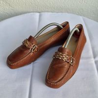 GEOX Leder Mokassins Loafer Braun Gr. ca. 38.5/39