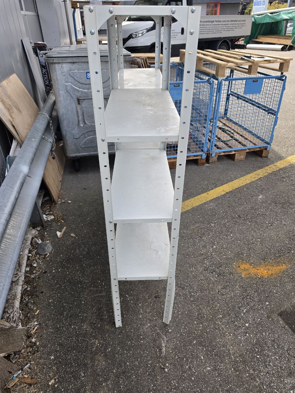 Scaffali: Metallregal weiss 3 Ebenen  – Usato da WIL SG venduto da Sprin319 2