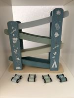 NEU 💚 Little Dutch Auto Rennbahn Holz Blau
