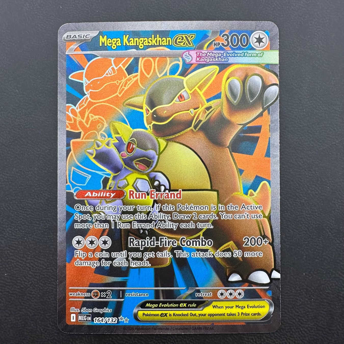 Pokémon Carte collezionabili: Mega Kangaskhan ex MEG 164 EN NM – Usato da Obergerlafingen venduto da PokeArena
