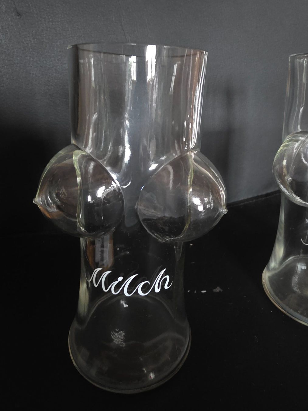 Bicchieri: 2 Trinkgläser Glas Milch 16 cm – Usato da Walterswil BE venduto da Lonitti