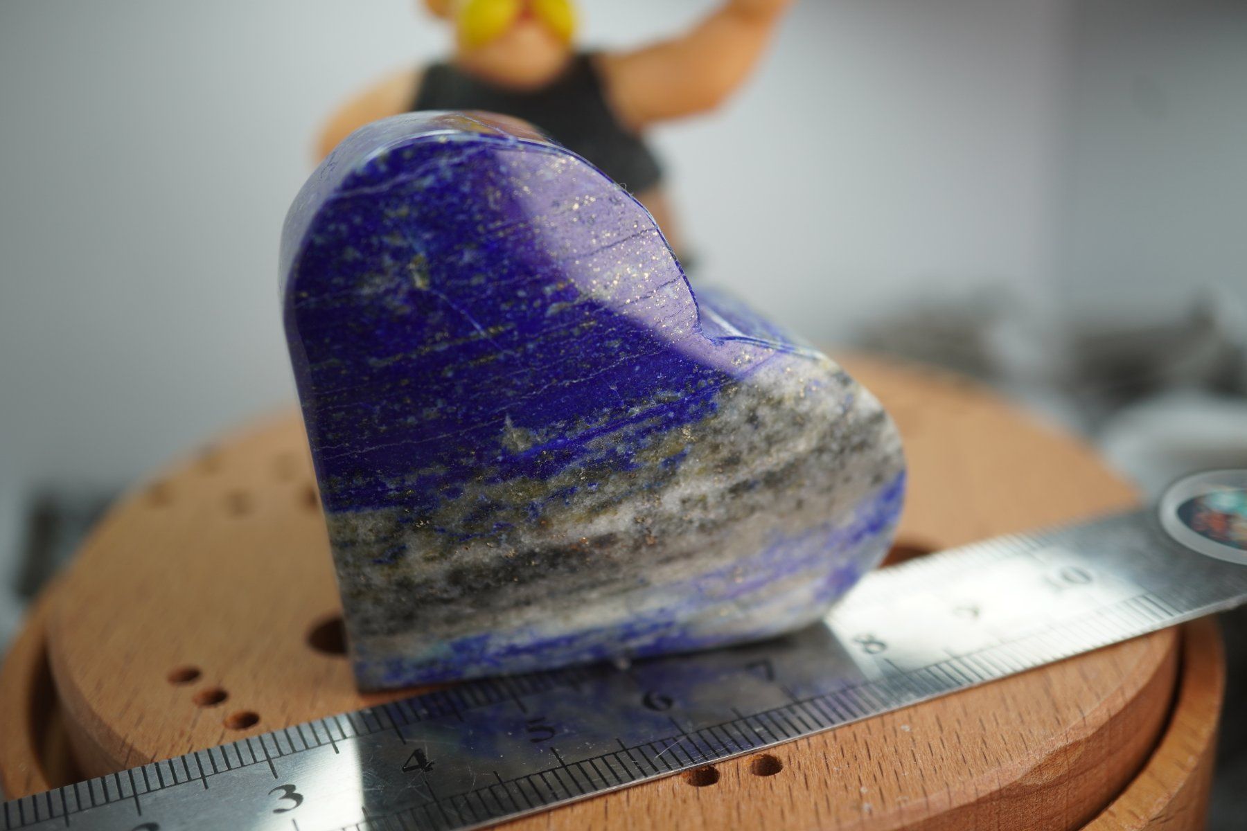 Minerali & Pietre curative: Lapis Lazuli    Herz      6cm   Räumung  np28.- – Nuovo e nell'imballaggio originale da Eschenbach SG venduto da topstone 3