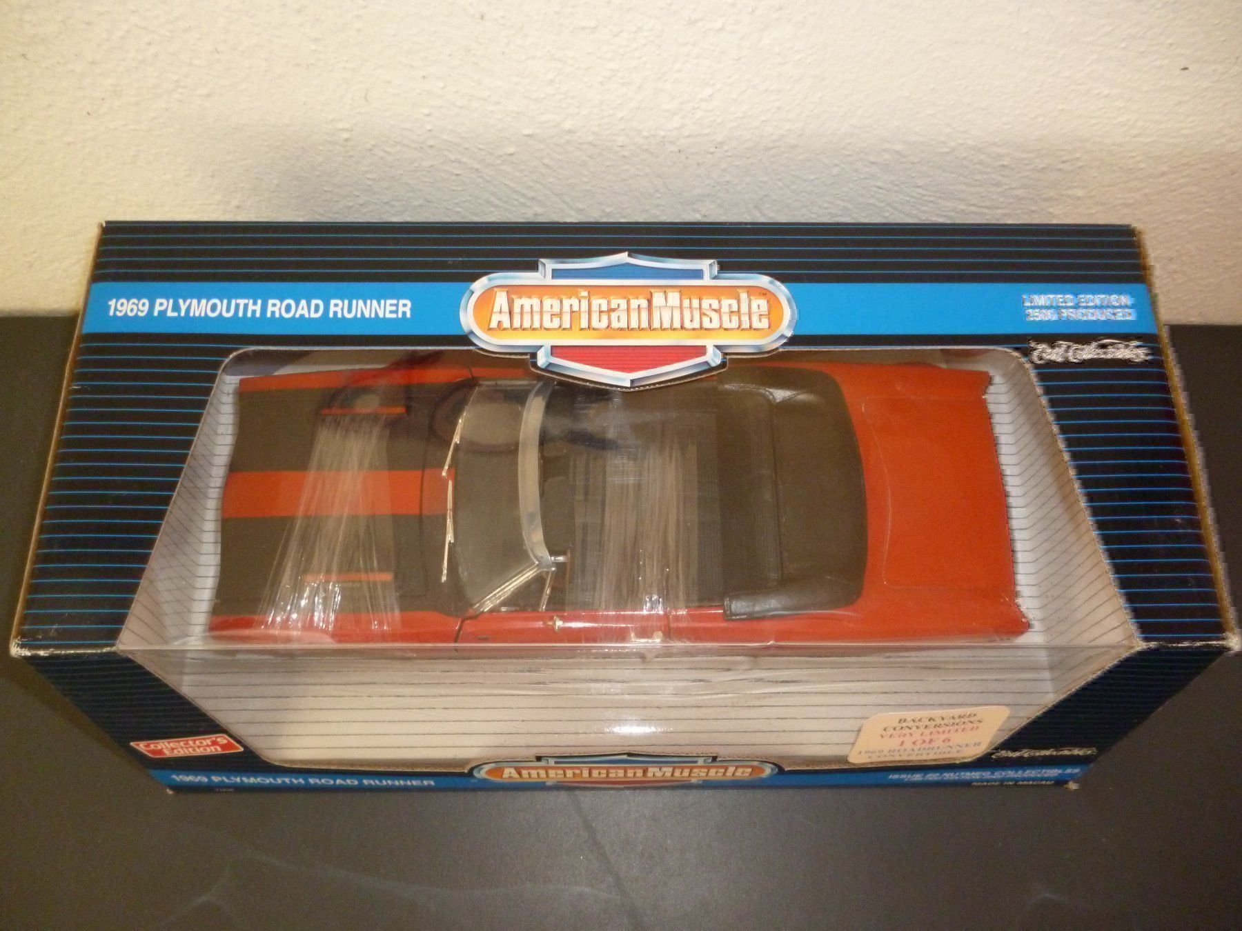 Chrysler Modellautos: Plymouth Roadrunner 69er Conv. 1:18 – Neu und originalverpackt aus Niederwil SG von Kaicorner03 1