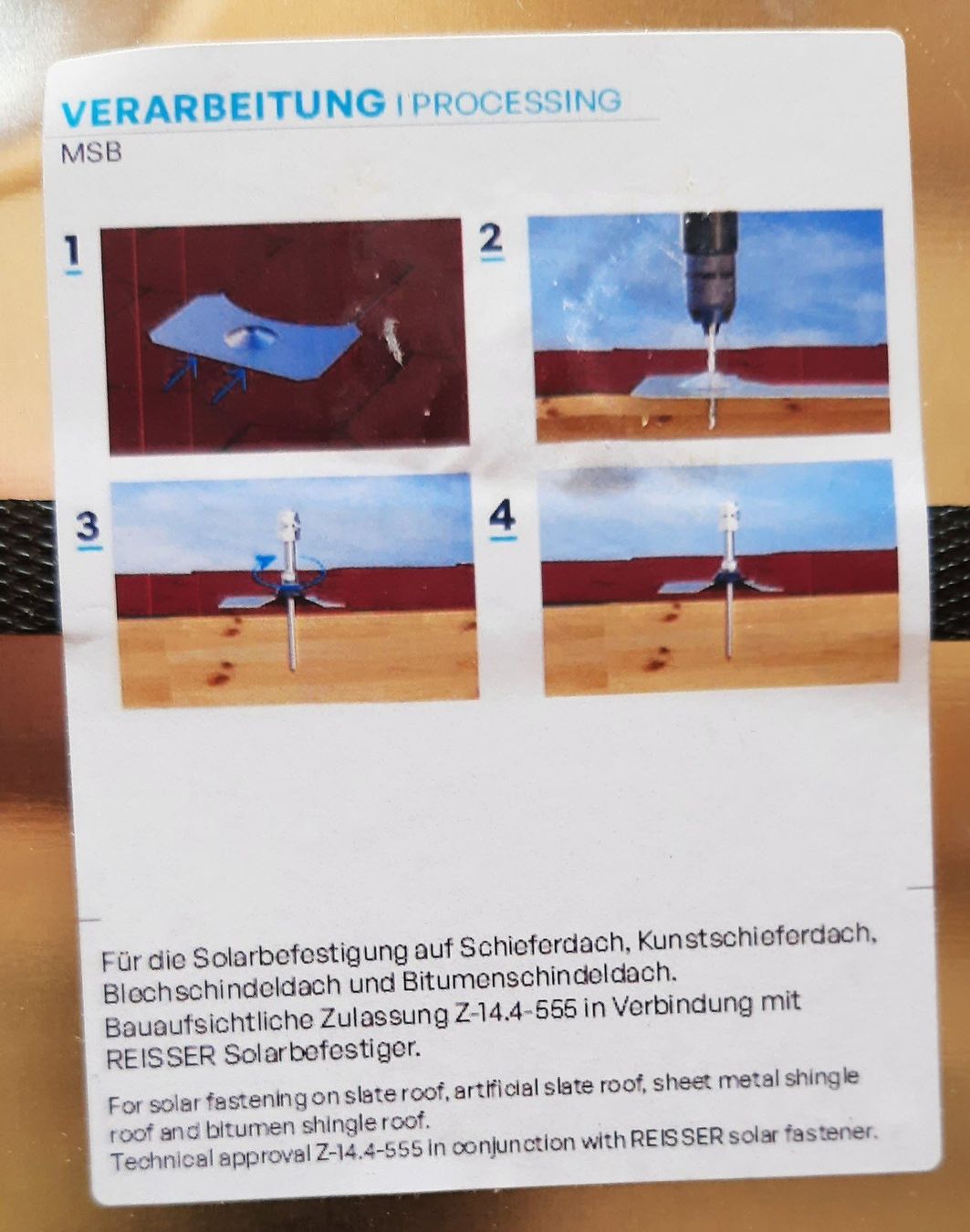 Plateaux: Blechschindeln, Multi-Solarblech von Reisser – Neuf (Voir description) à Beinwil am See par simple-boot 1