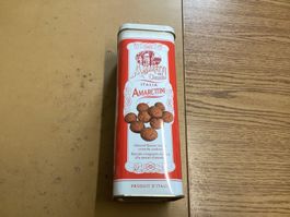 Amarettini Dose Blechdose Aufbewahrung Vintage Italien Re...