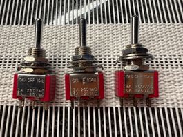 Herkat Micro-Kippschalter 5 Stk. 1-polig neu