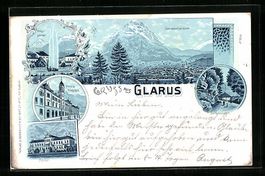 Litho Glarus, Gesamtansicht, Volksgarten