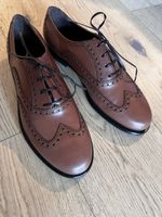 Salvatore Ferragamo Oxford Herren Schuhe braun Grösse 42 neu