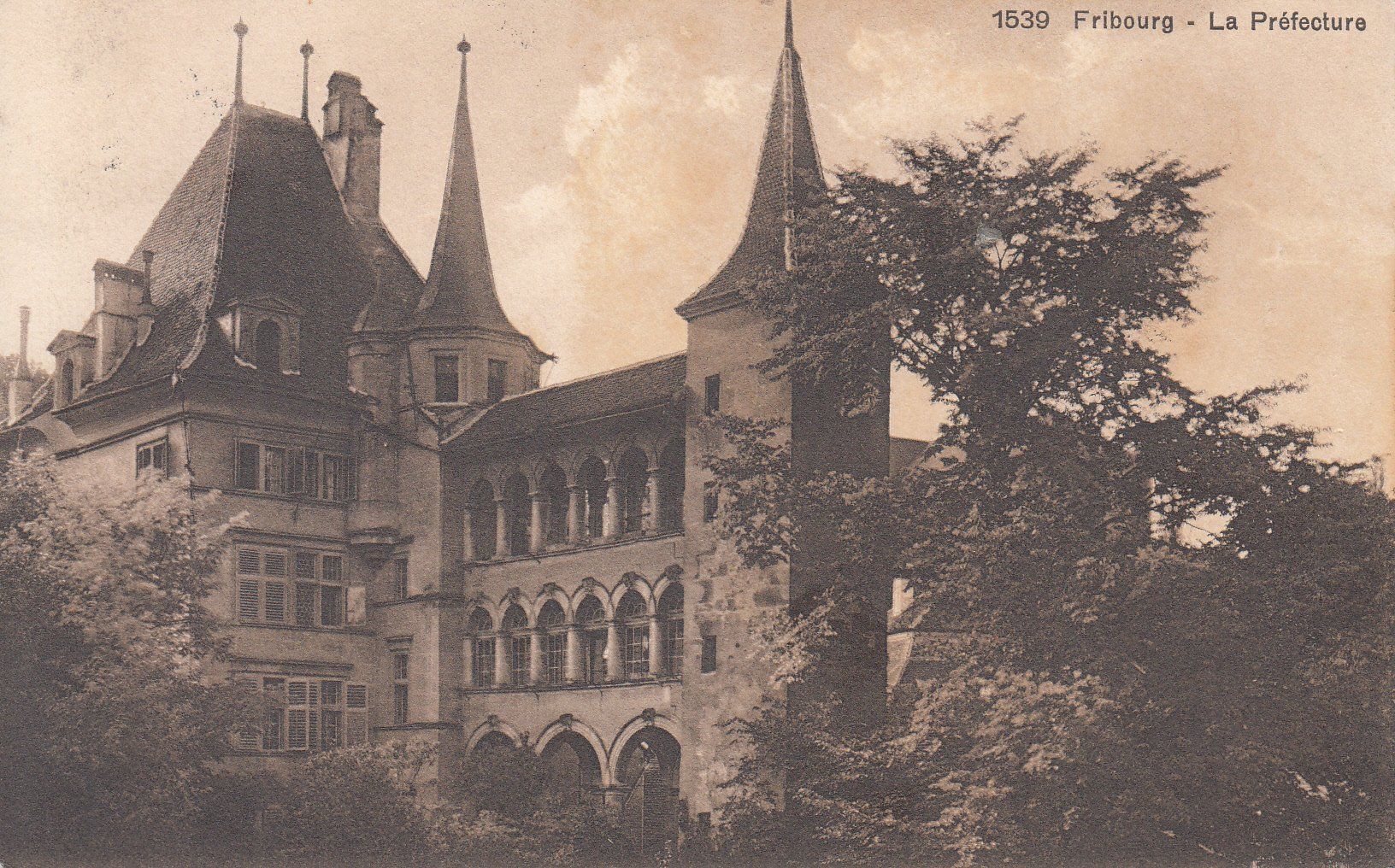 Cartoline postali: Fribourg 1911 – Usato da Bürglen TG venduto da StampGraf