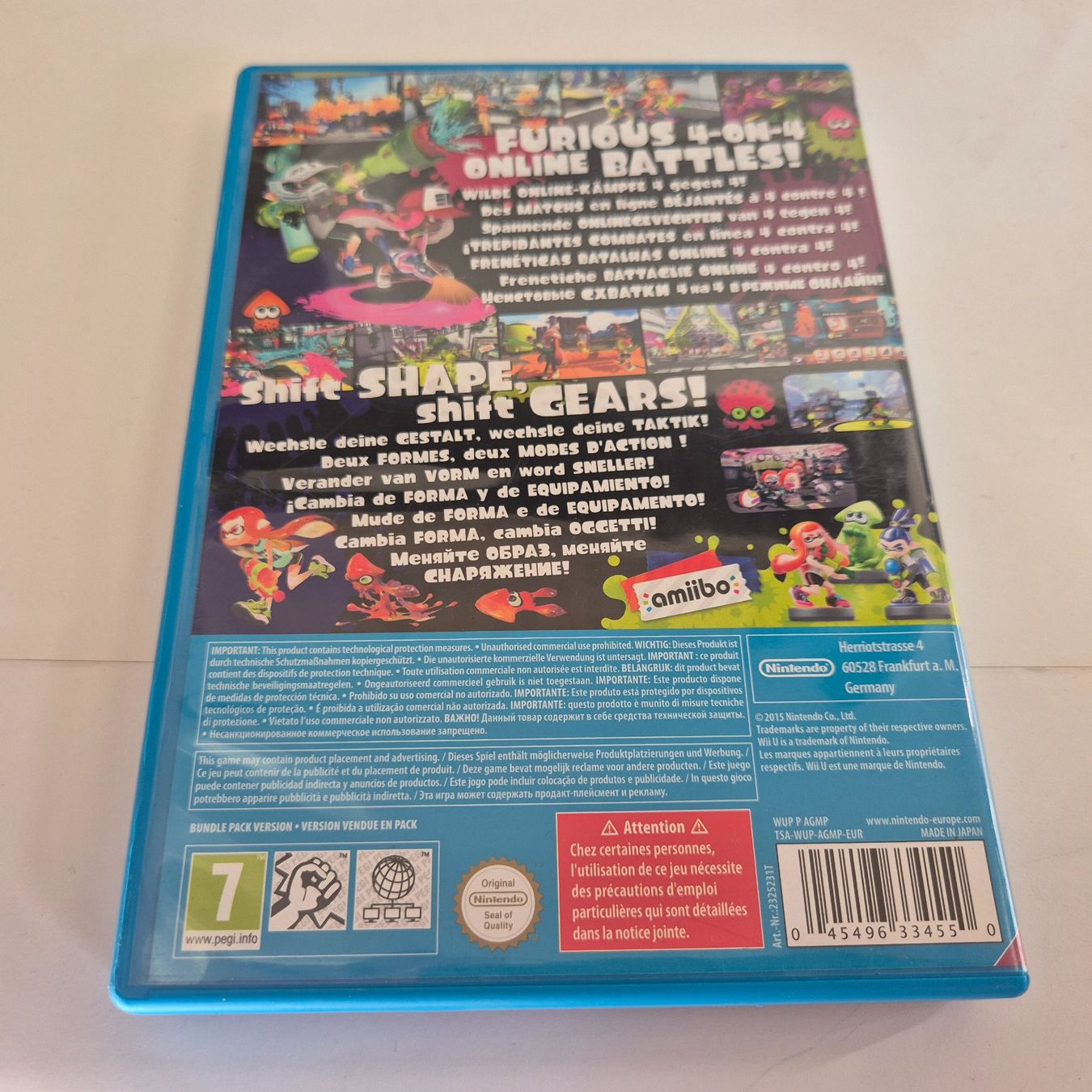 Nintendo Spiele: Splatoon - Wii U – Gebraucht aus Zürich von Mephisto87 1