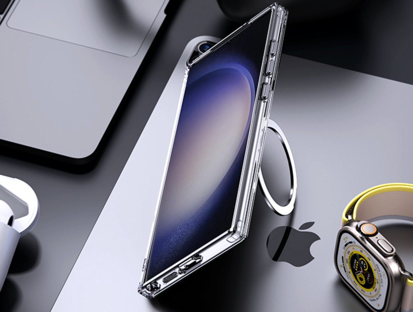 Cover & Protezioni schermo: Galaxy S23 Ultra - Coque Magnétique support magsafe – Nuovo e nell'imballaggio originale da Morges venduto da DigiAC 4