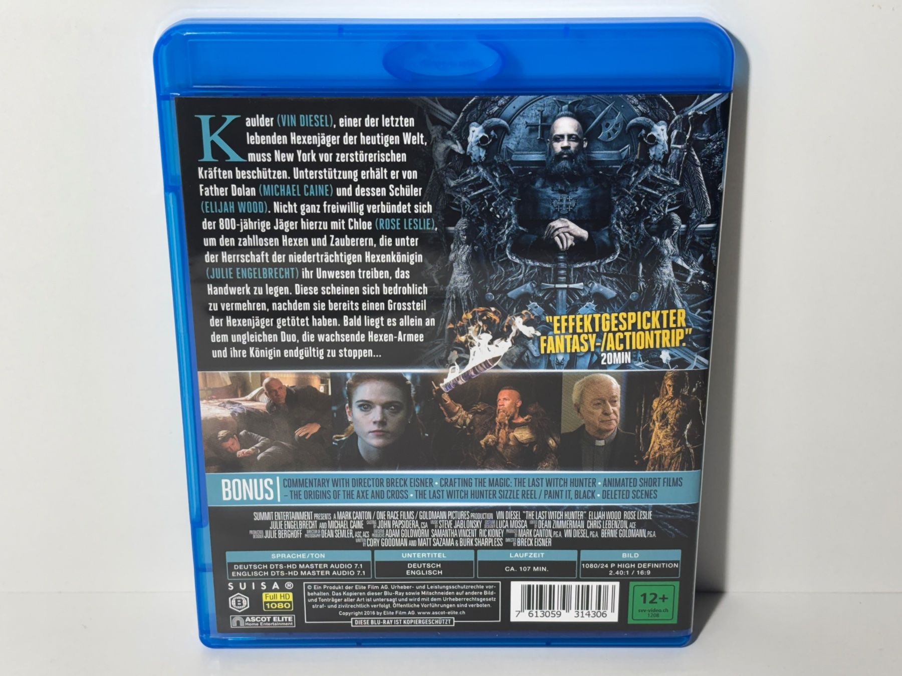 Tutti i DVDs: The Last Witch Hunter Blu Ray – Usato da Wilderswil venduto da Sstriker 1