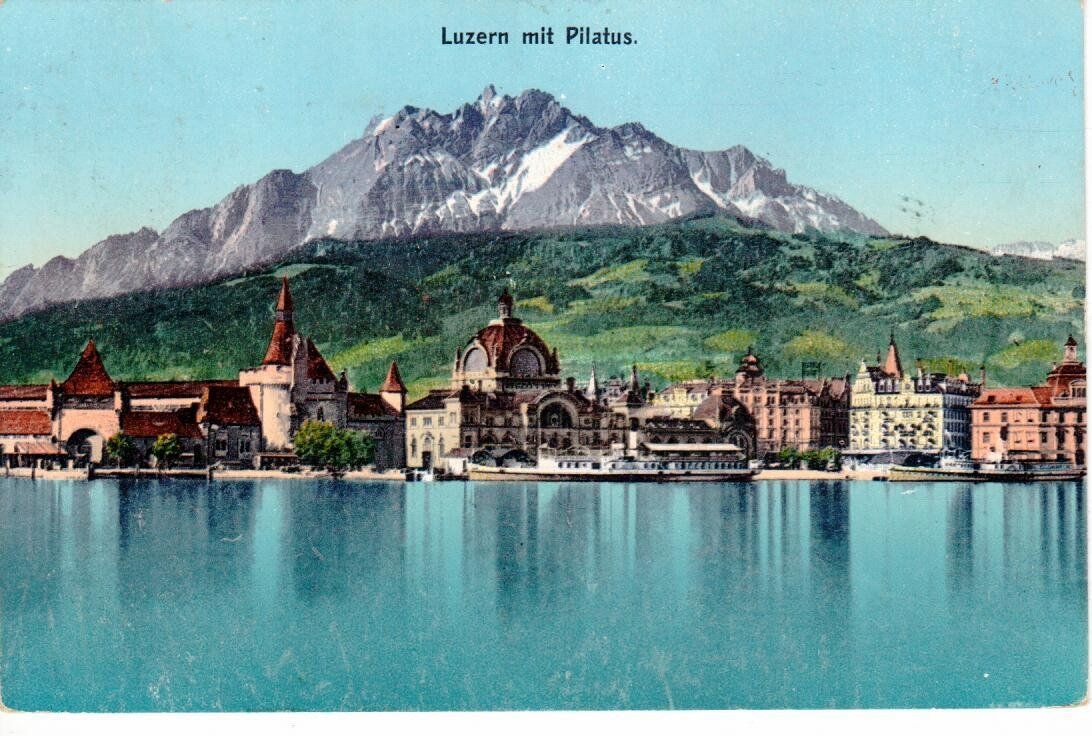 Ansichtskarten: Luzern 1907 – Gebraucht aus Wolhusen von Curver9