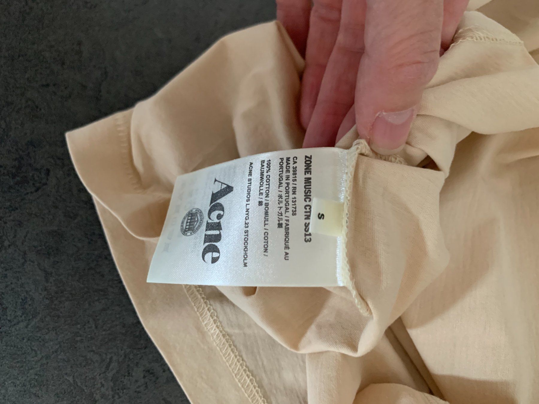 Acne Studios Top: Acne Studios New Music Top Gr. S Neu – Nuovo e nell'imballaggio originale da Zürich venduto da anader 6