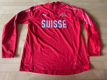 Schweiz Nati Traineroberteil Pulli WM 2026 Vintage