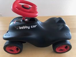 Bobby Car Classic in Schwarz mit rotem Lenkrad