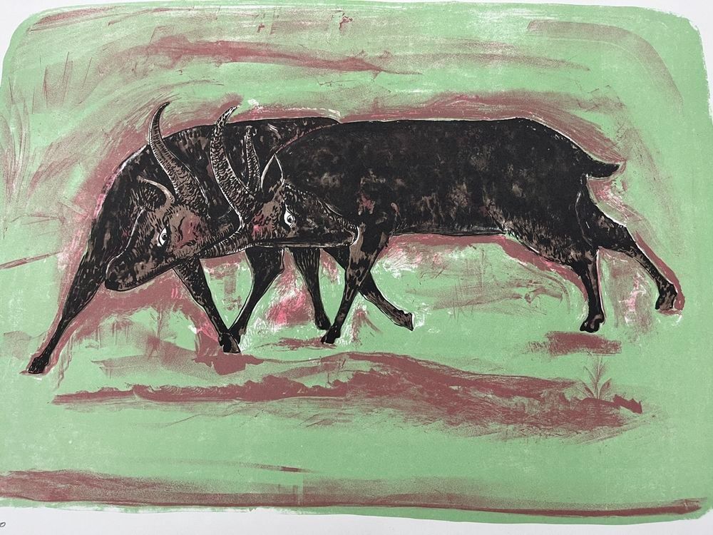 Grafica & Litografie: KÜNSTLER ? LITHOGRAPHIE SIGNIERT NUMMERIERT – Usato da Gersau venduto da grafik-kunst 1