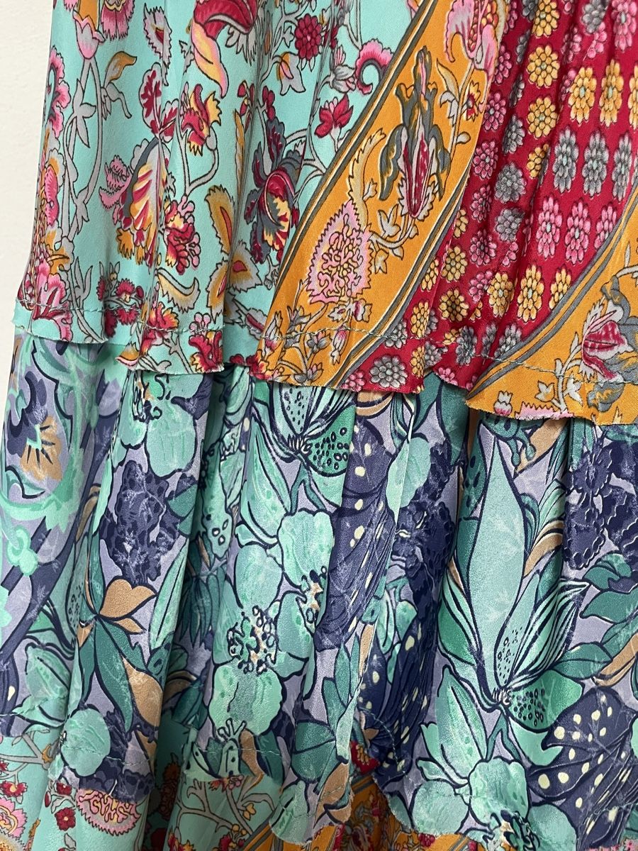 Röcke: Boho Maxirock aus Kunstseide – Neu (gemäss Beschreibung) aus Sigriswil von ck56 5