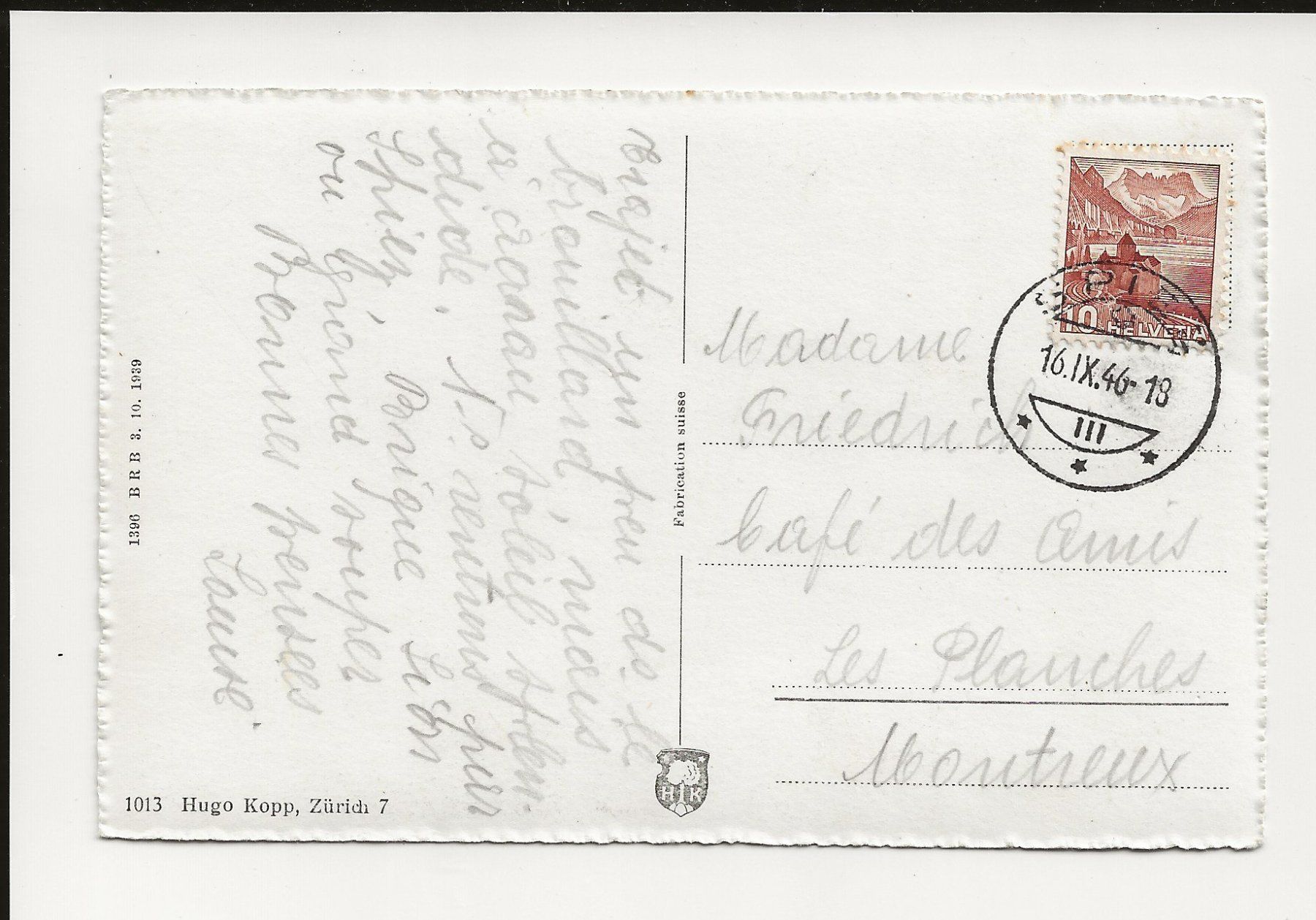 Cartes postales: AK 1946 Aarau – D'occasion à Greifensee par 315WDO 1