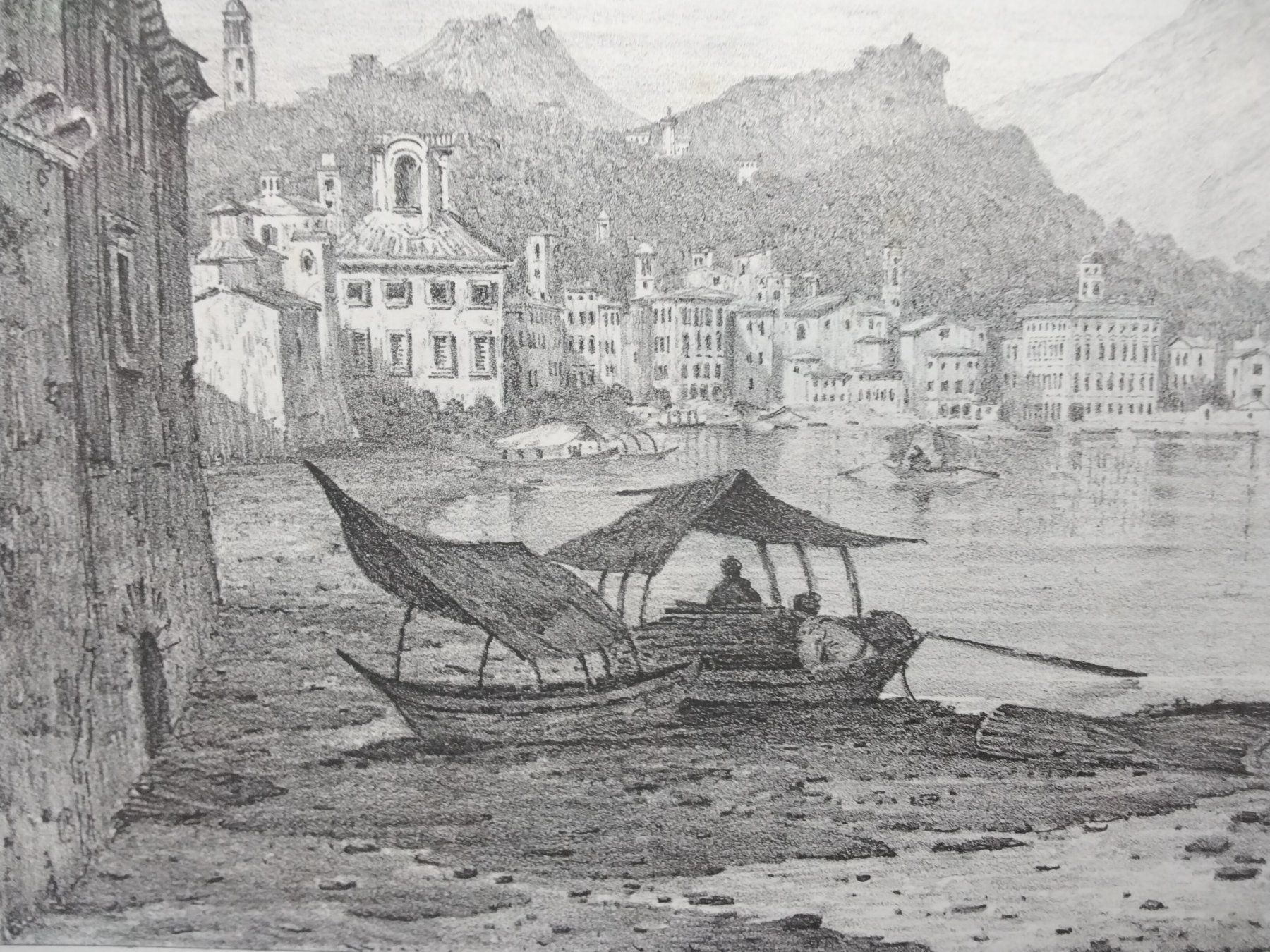 Grafica & Litografie: William Linton Lugano Lithographie 1831 – Usato da Cavigliano venduto da zamamasa 3
