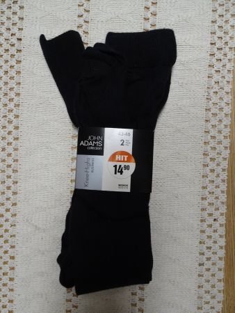 NEUE Herren Kniesocken schwarz Gr. 43-46 - 251107