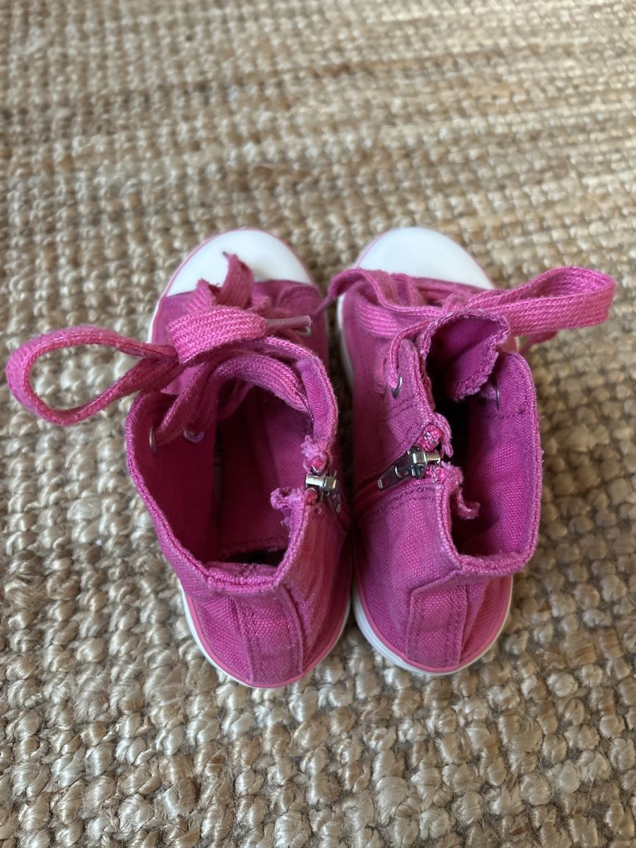 Scarpe per ragazze: Pinke Kinder-Sneakers, Gr. 29 – Usato da Dottikon venduto da cimar 3
