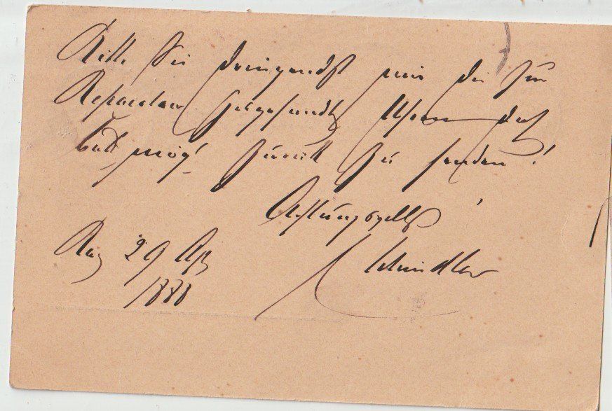Tutti i francobolli: Entier Postal 1888 Oblitération Ragaz – Usato da Biel/Bienne venduto da Destockweb 1