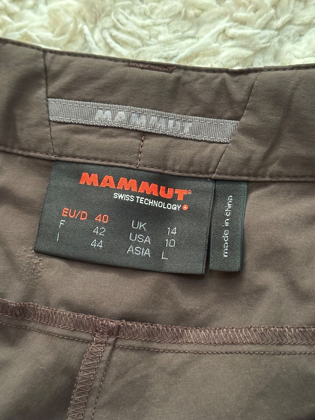 Mammut Pantaloni: Mammut Wanderhose Gr.40 – Usato da Bern venduto da BrandVilla 5