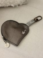 Valentinstag  Swarovski Herz-Schlüsselanhänger mit Münzfach