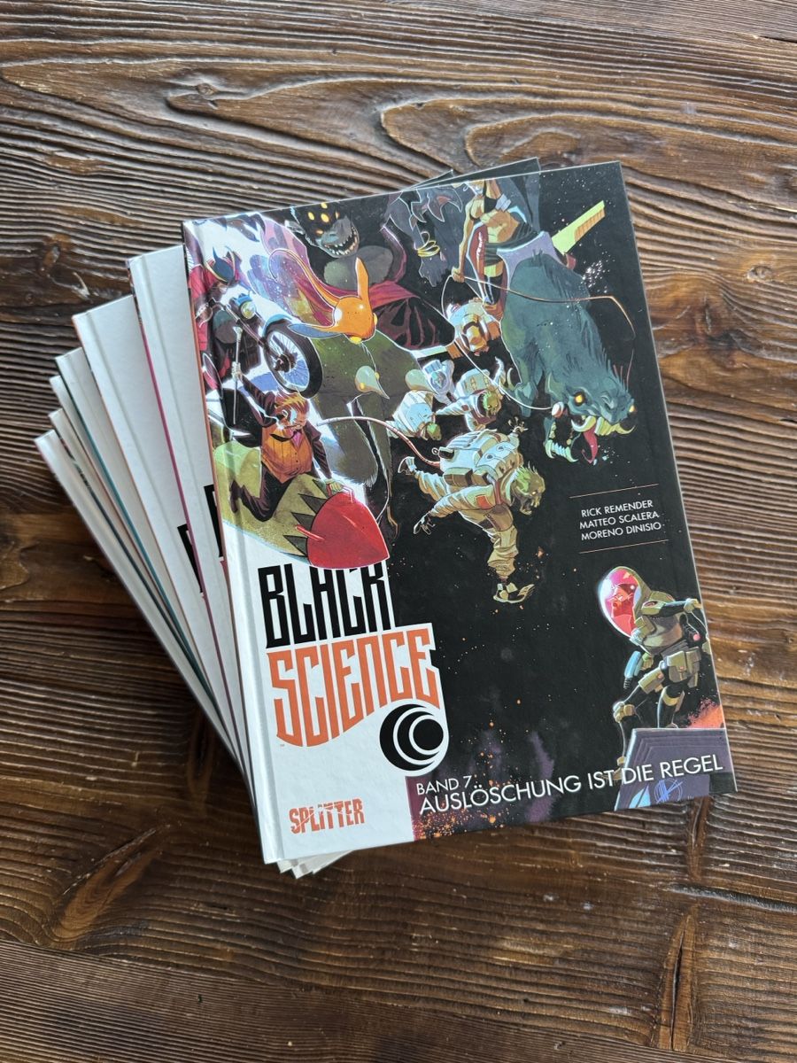 Fumetti: Black Science von Rick Remender, Band 1-7, – Usato da Thun venduto da Dchafar