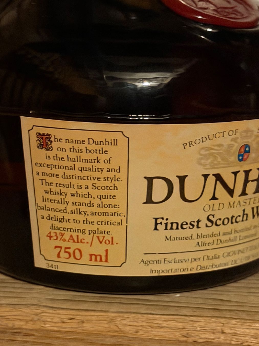 Bevande alcoliche: DUNHILL Finest Scotch Whisky OLD MASTER – Nuovo (secondo la descrizione) da Roche VD venduto da luc_jwm5 2