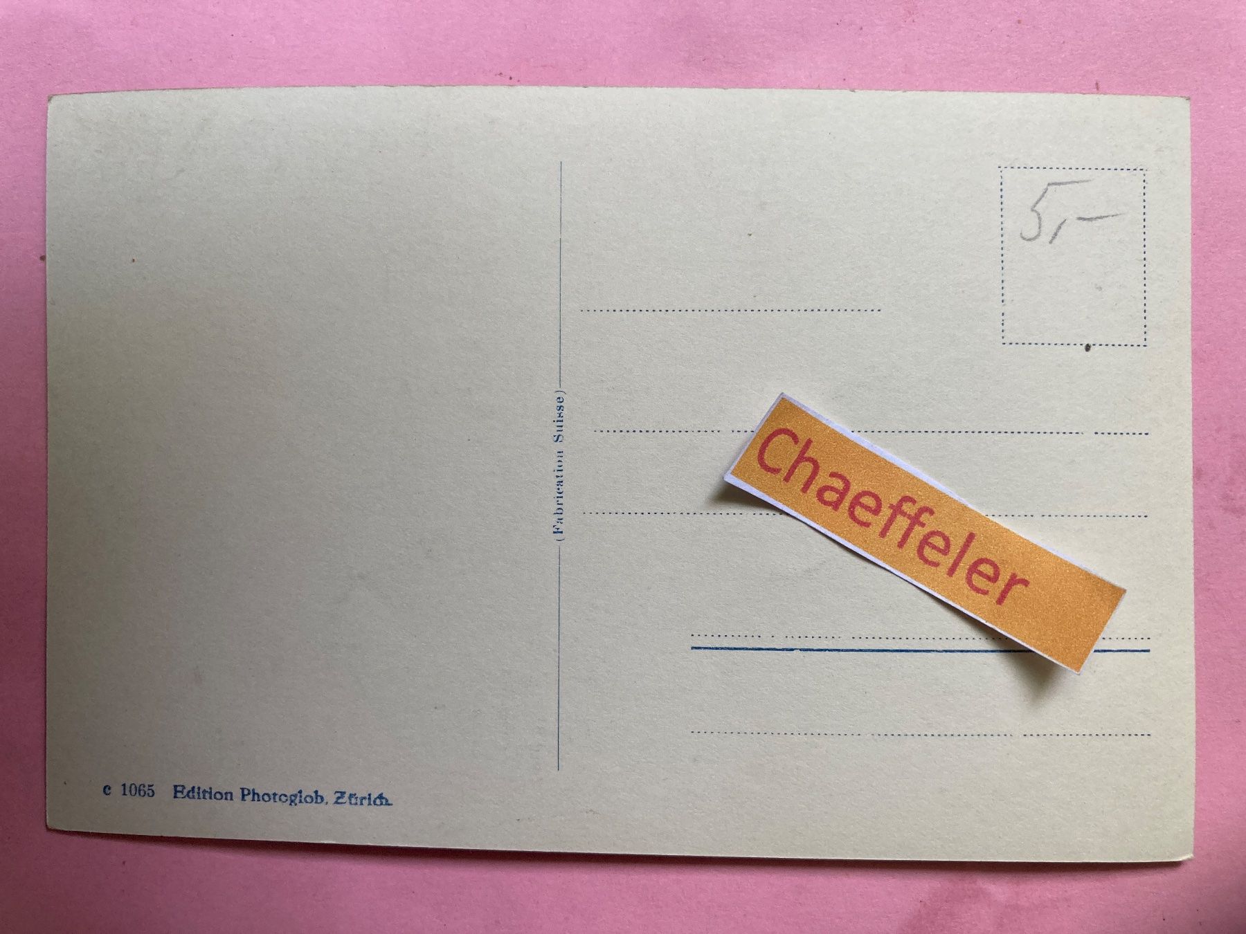 Cartes postales: Melchtal – D'occasion à Zürich par Chaeffeler 1