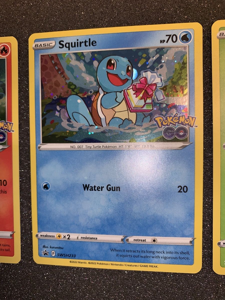 Pokémon Carte collezionabili: Charmander, Squirtle, Bulbasaur PROMO GO – Usato da Bironico venduto da ars_z6lb 4