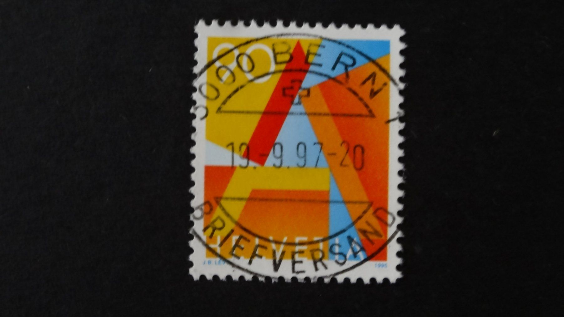 Tutti i francobolli: Vollstempel BERN 1 19.9.97   33 – Usato da Anwil venduto da zuggi57