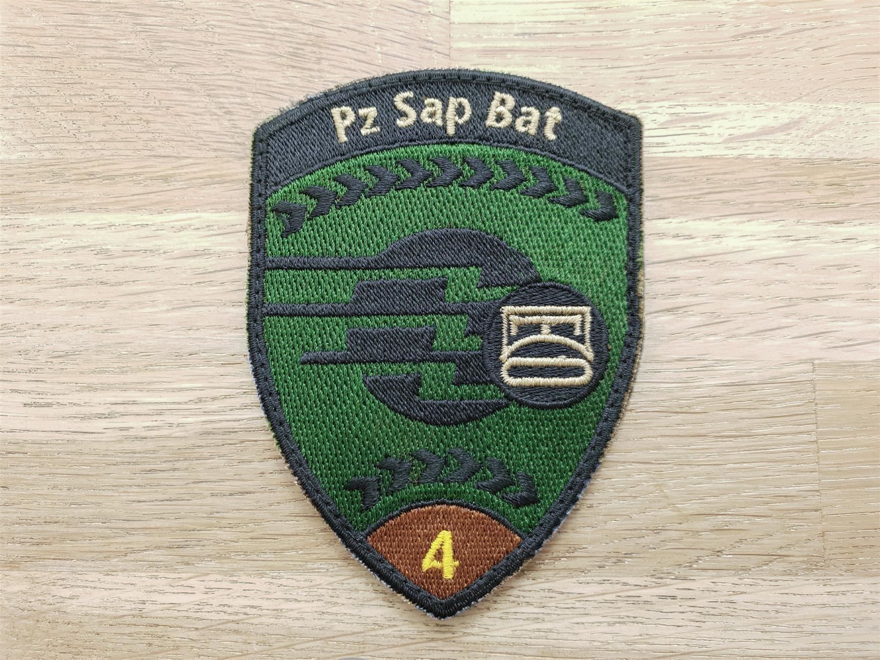 Placchette & Badge: Badge Pz Sap Bat 4 braun – Usato da Erlinsbach venduto da S700