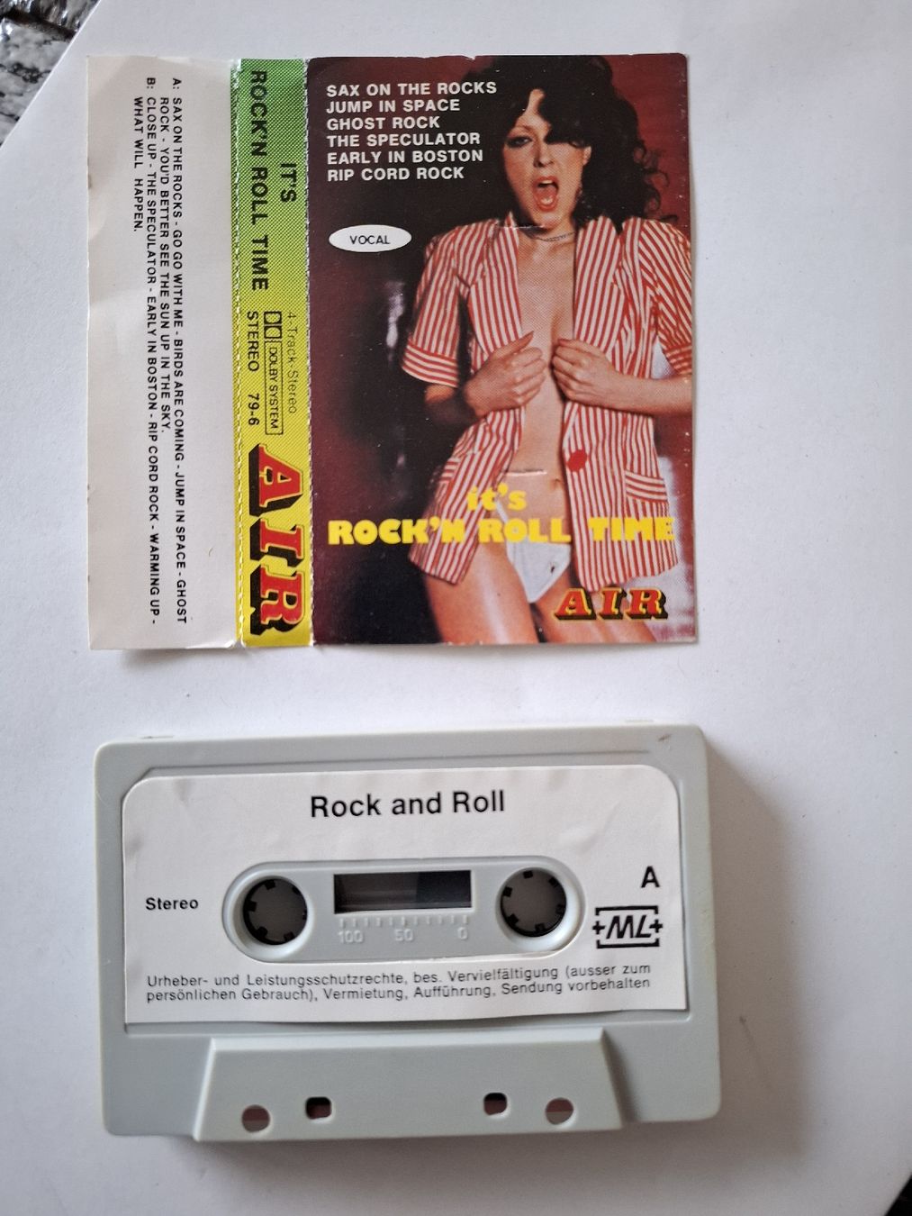 Kompaktkassetten: It's rock’nroll time K7 - vintage - "AIR" – Gebraucht aus Crémines von Carambaaa 4